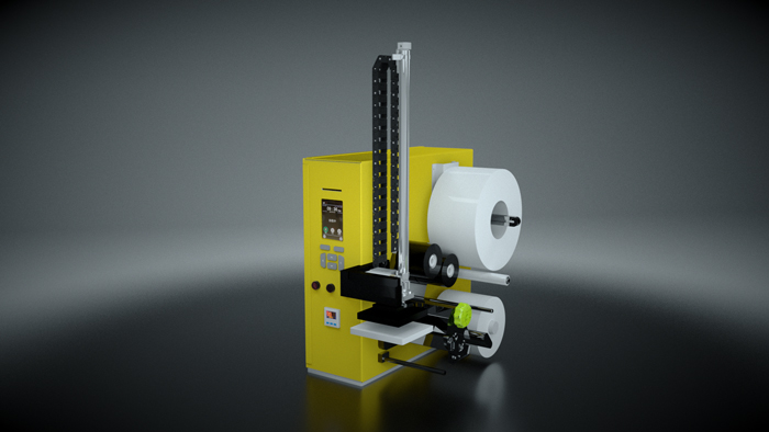 小型實時打印自動貼標機A600